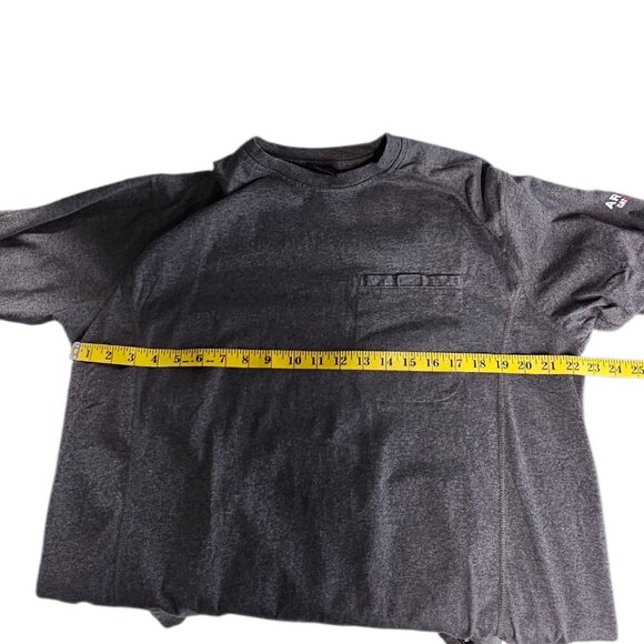 Ariat Mens Flame Resistant Work Knit Shirt, Grey, Cat 2, 2112, Workwear, Size L - Picture 6 of 12